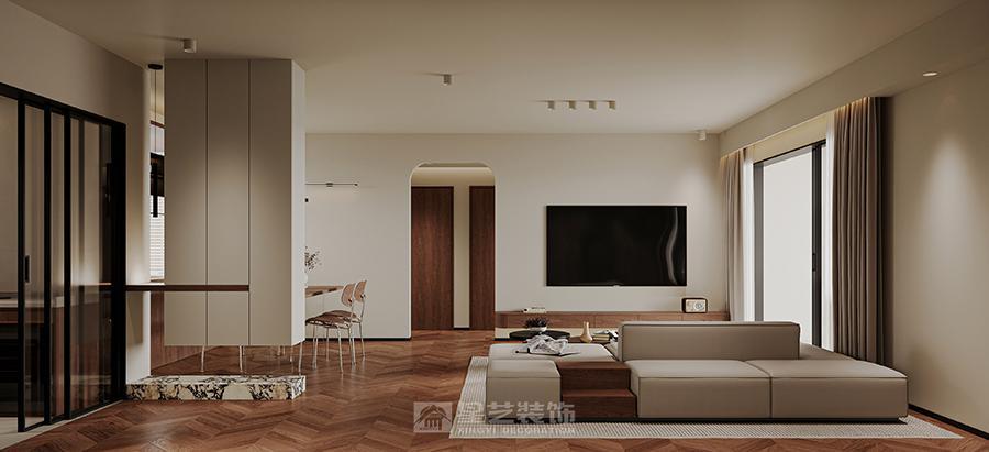 暖棕雅調，藏露有致的精致居境