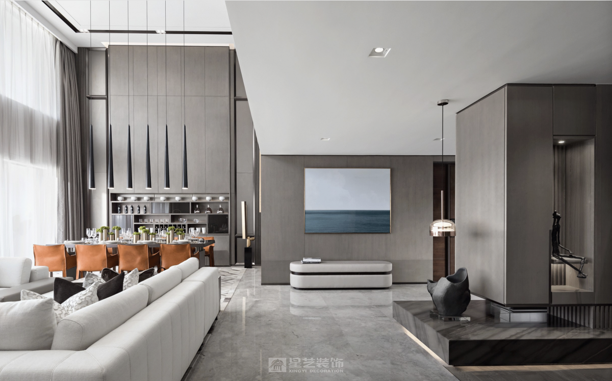 頂層躍層——復式挑空的廳