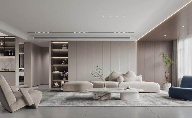 現(xiàn)代極簡高級灰平層